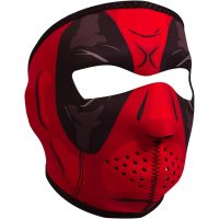 Ansiktsmask Dawn Röd/Svart Zan Headgear