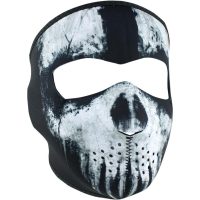 Ansiktsmask Ghost Skull Svart/Grå/Vit Zan Headgear