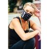 Ansiktsmask Halv FLAG Svart/Vit Zan Headgear Ansiktsmask – miniatyr 2
