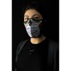Ansiktsmask Halv MUERTE SKULL Röd/Grön/Silver Zan Headgear Ansiktsmask – miniatyr 2