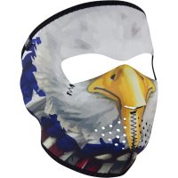 Ansiktsmask TRICKSTER Svar/Vit/Röd Zan Headgear