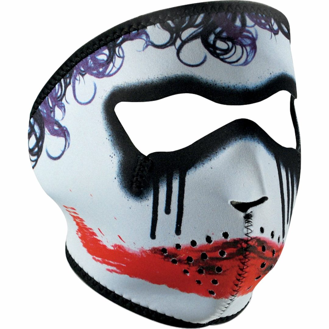Ansiktsmask TRICKSTER Svar/Vit/Röd Zan Headgear One Size