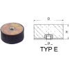Anslagsdämpare Typ D, E NONAME ANSLAGSDÄMPARE TYP D 20/15 B – miniatyr 2