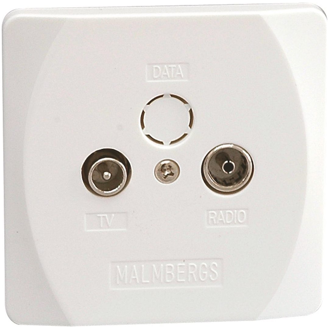 Antennuttag, Nova, Vit, Ej Genomgång, TV/RADIO MALMBERGS