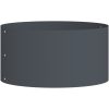 Antracit Metallkruka Grå Metall Hållbar vidaXL 40 cm diameter – miniatyr 2