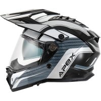 APEX Hjälm AT300 Everest grå/vit/svart XXL