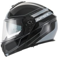APEX Hjälm MT300 Sydney svart/silver S