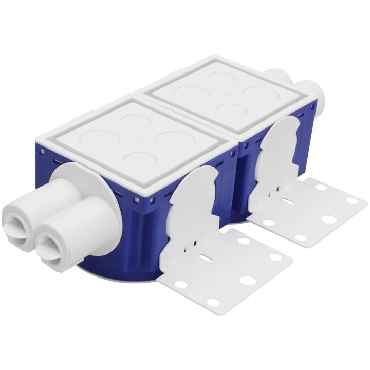Apparatdosa Twistline, Kombidosa stående 2 st, studs 4x16/20 MALMBERGS – bild 2