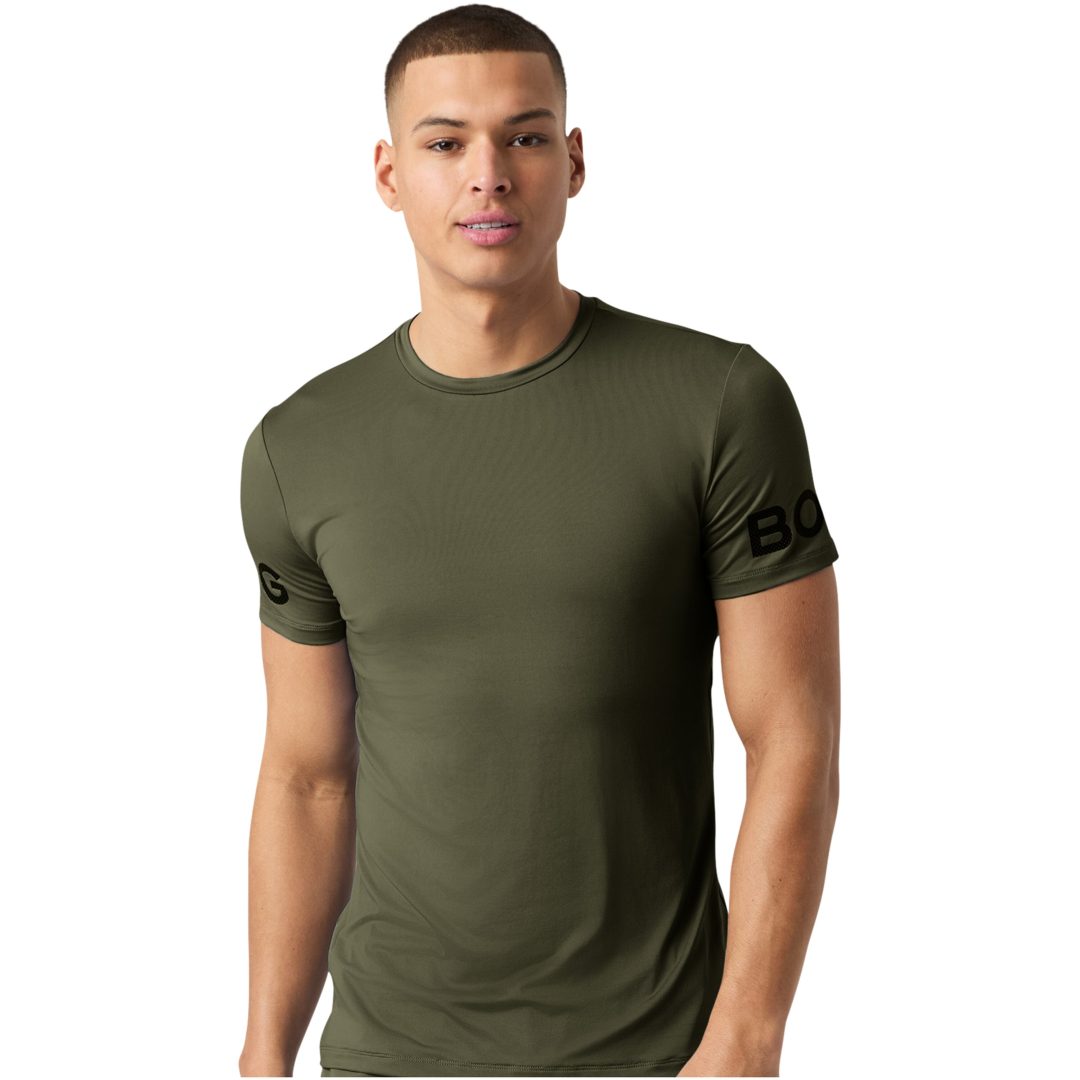 Arbets T-shirt Khaki Björn Borg Small