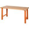 Arbetsbänk 1800 mm Justerbar Höjd Trä BAHCO Grå/810 x 750 x 1800 mm – miniatyr 3