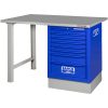 Arbetsbänk Med Lådor 1500 mm Stål Orange BAHCO 6 Lådor/1030 x 750 x 1500 mm – miniatyr 3