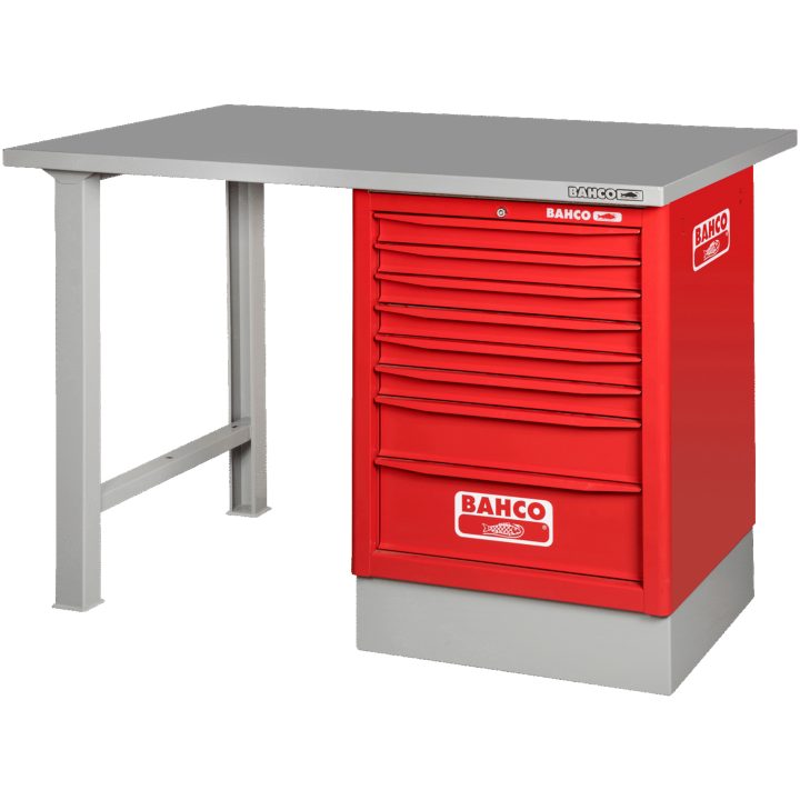 Arbetsbänk Med Lådor 1500 mm Stål Svart BAHCO 6 Lådor/1030 x 750 x 1500 mm – bild 4