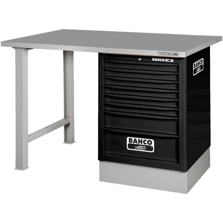 Arbetsbänk Med Lådor 1500 mm Stål Svart BAHCO 6 Lådor/1030 x 750 x 1500 mm – bild 2