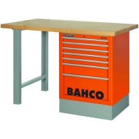 Arbetsbänk Med Lådor 1500 mm Trä Svart BAHCO