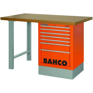 Arbetsbänk Med Lådor 1800 mm MDF Orange BAHCO