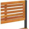 Arbetsbord för trädgården 90x50x110 cm massiv akacia och stål vidaXL – miniatyr 7