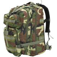 Arméryggsäck 50 L kamouflage vidaXL
