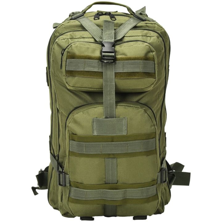 Arméryggsäck 50 L olivgrön vidaXL – bild 2