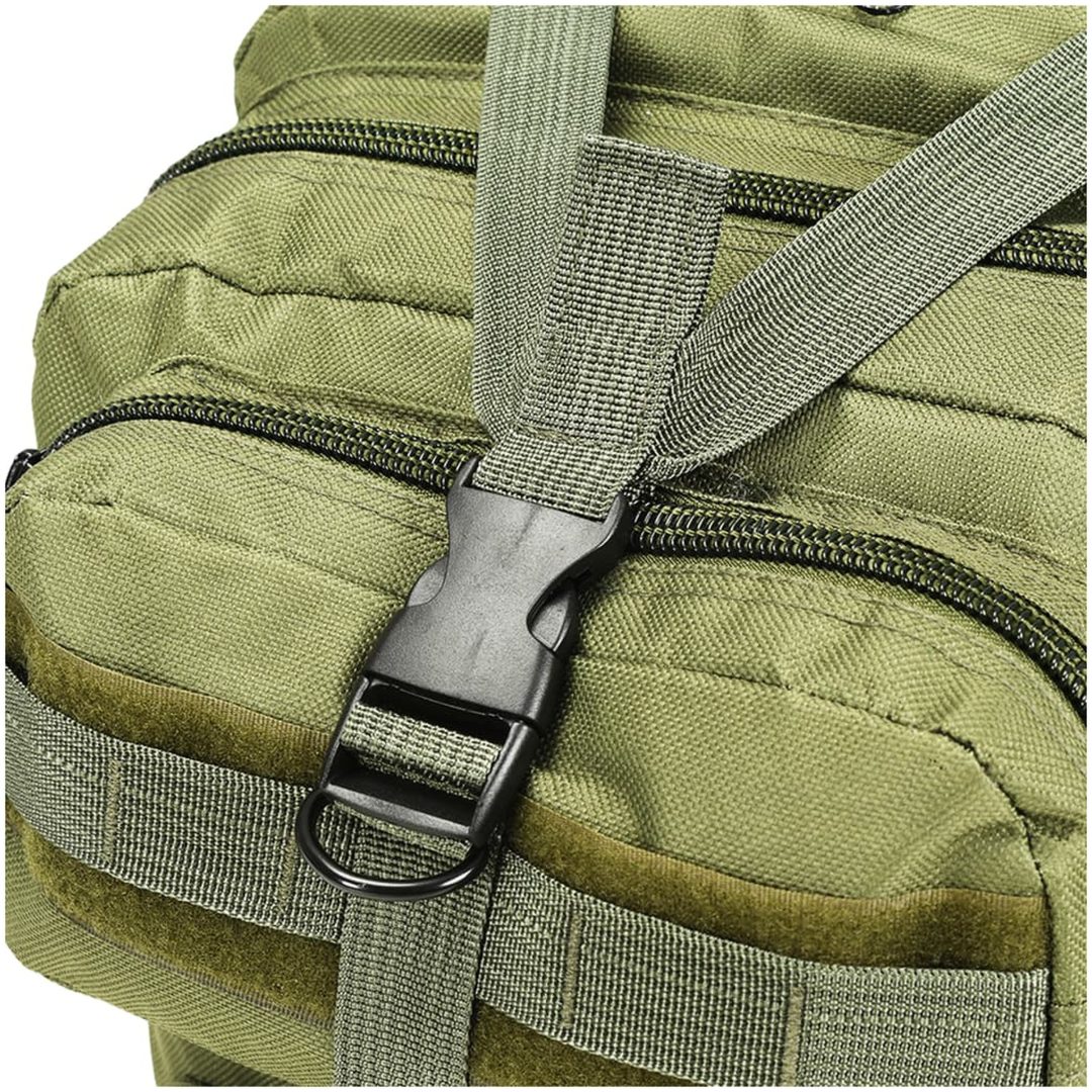 Arméryggsäck 50 L olivgrön vidaXL – bild 4