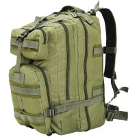 Arméryggsäck 50 L olivgrön vidaXL