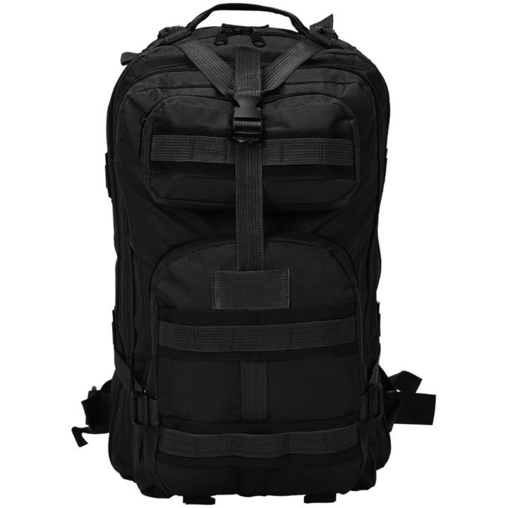Arméryggsäck 50 L svart vidaXL – bild 2