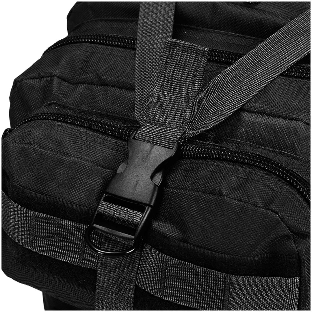 Arméryggsäck 50 L svart vidaXL – bild 4