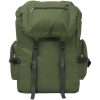 Arméryggsäck grön vidaXL 65 l – miniatyr 2