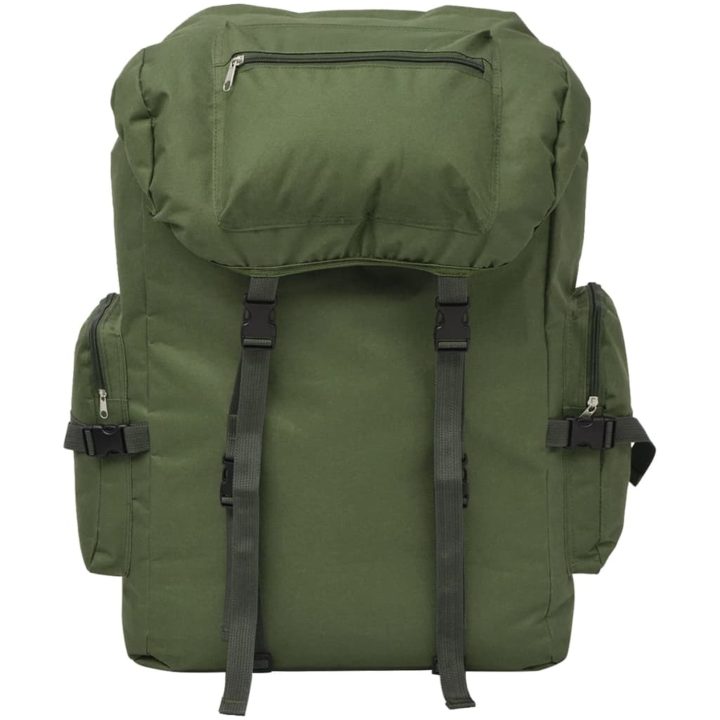 Arméryggsäck grön vidaXL 65 l – bild 2