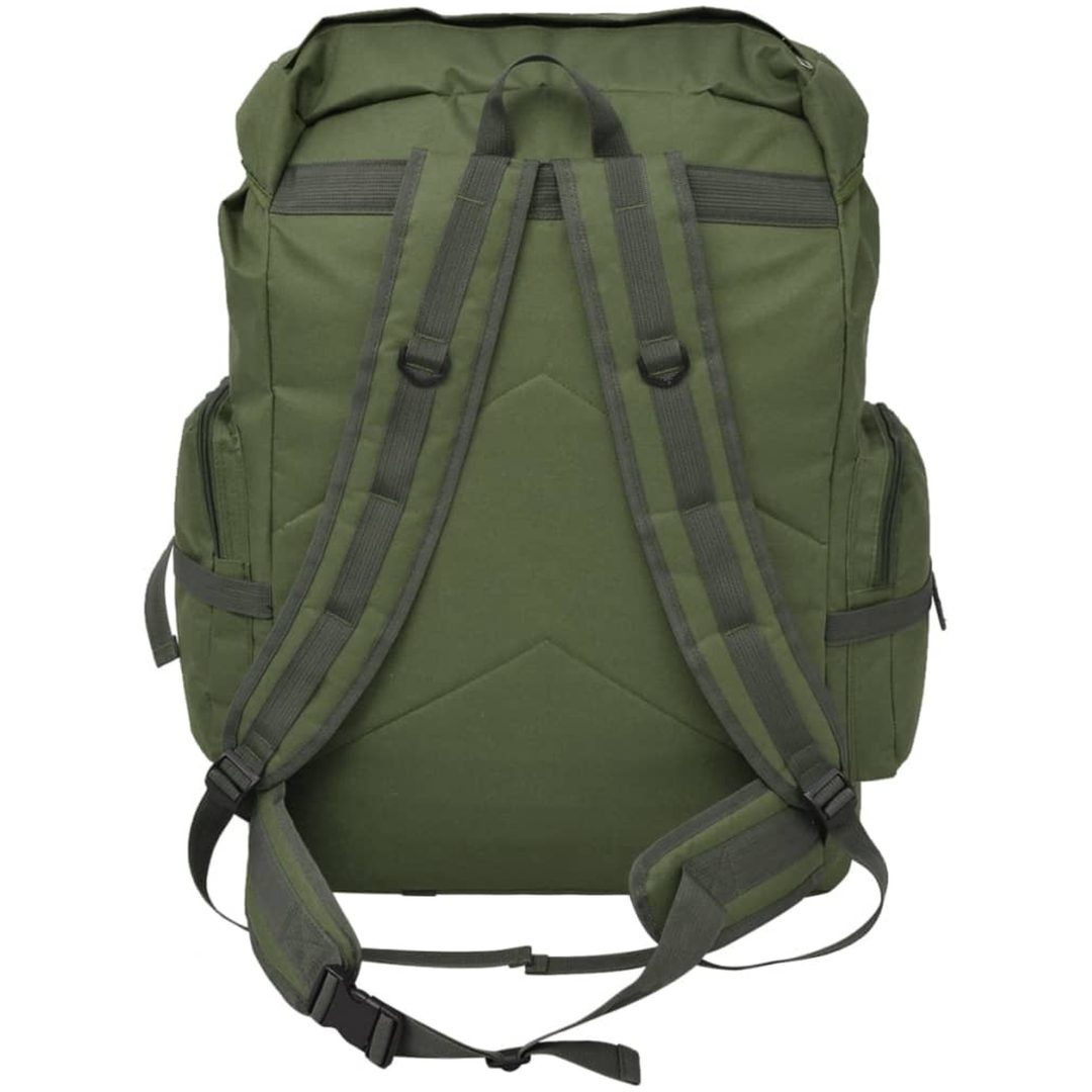 Arméryggsäck grön vidaXL 65 l – bild 3