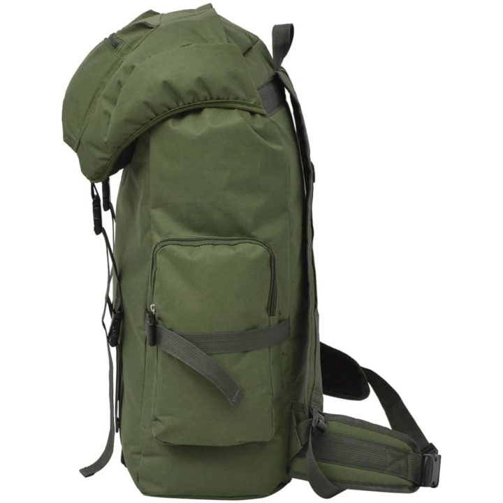 Arméryggsäck grön vidaXL 65 l – bild 4