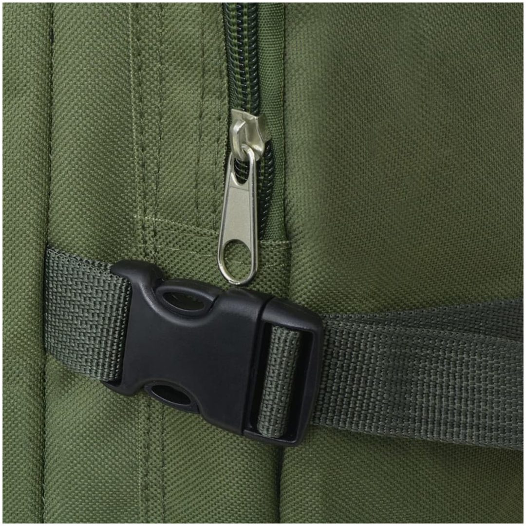 Arméryggsäck grön vidaXL 65 l – bild 5