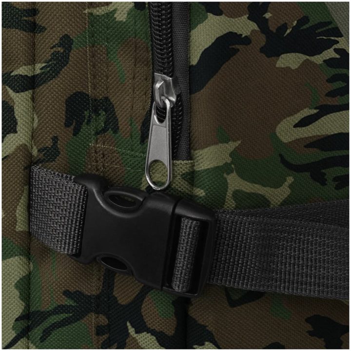 Arméryggsäck kamouflage vidaXL 65 l – bild 5
