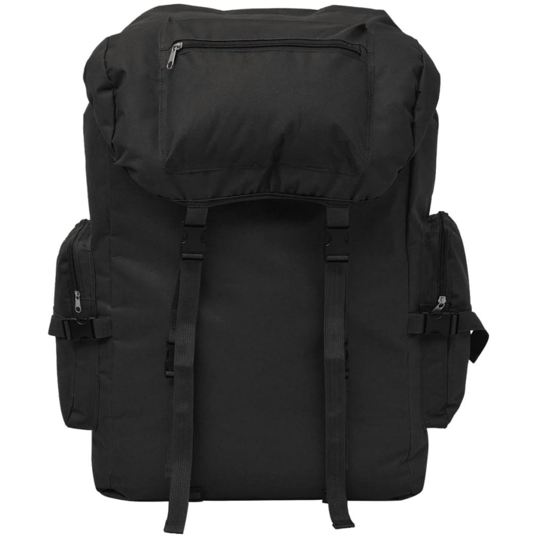 Arméryggsäck svart vidaXL 65 l – bild 2