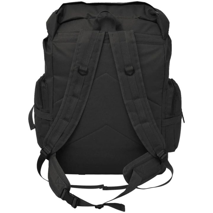 Arméryggsäck svart vidaXL 65 l – bild 3