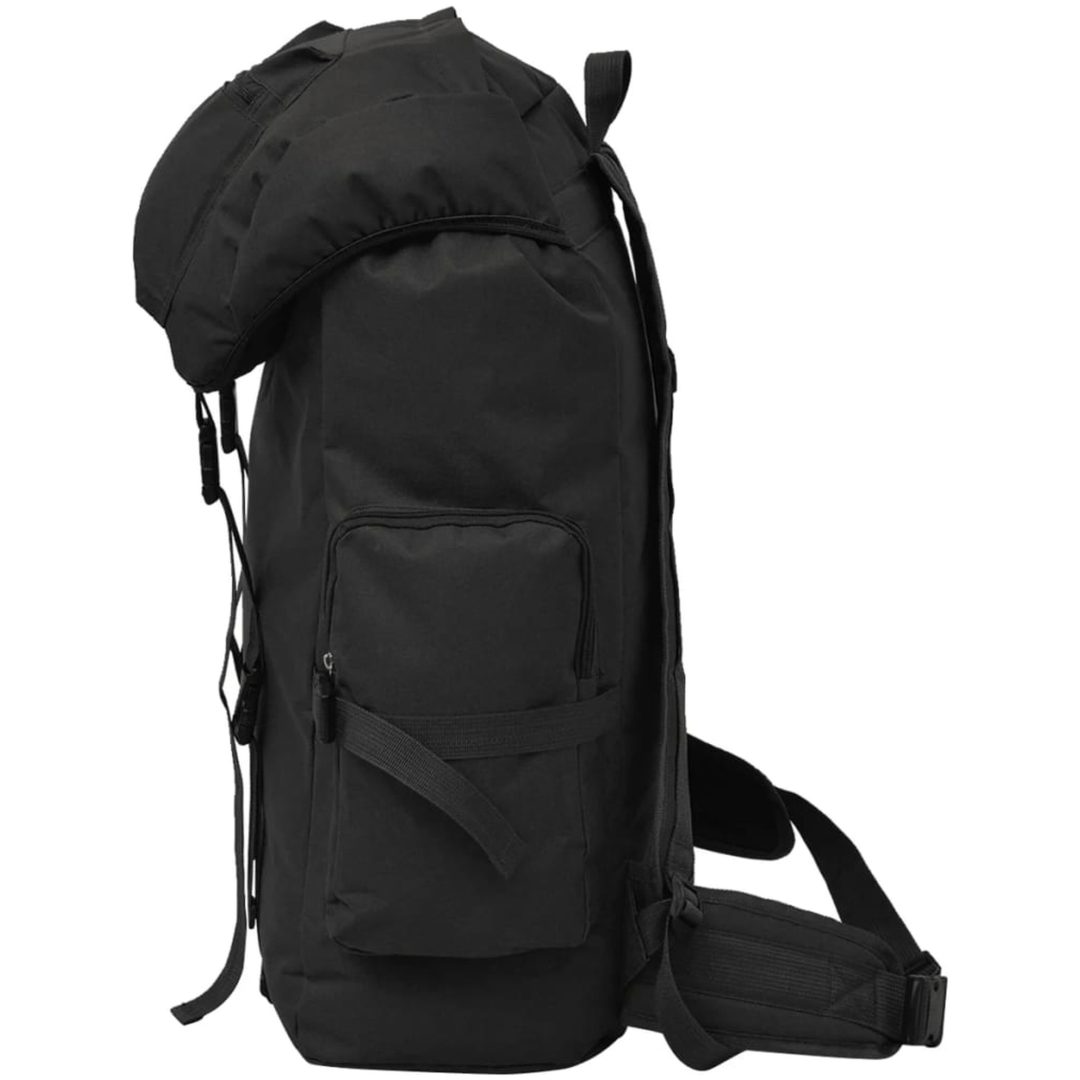 Arméryggsäck svart vidaXL 65 l – bild 4