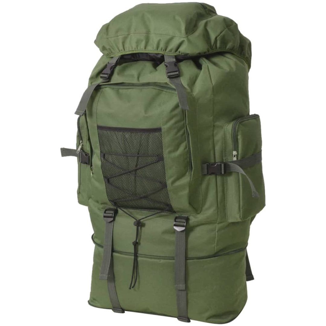 Arméryggsäck XXL grön vidaXL 100 l