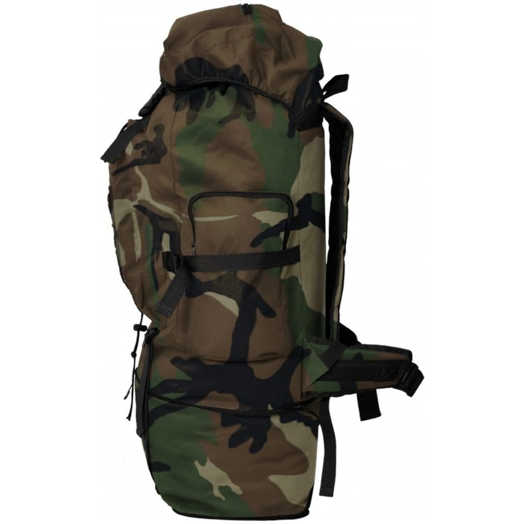 Arméryggsäck XXL kamouflage vidaXL 100 l – bild 3