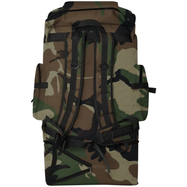 Arméryggsäck XXL kamouflage vidaXL 100 l – bild 4