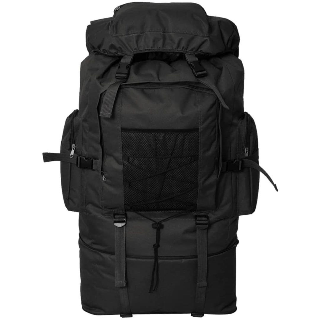 Arméryggsäck XXL svart vidaXL 100 l – bild 2