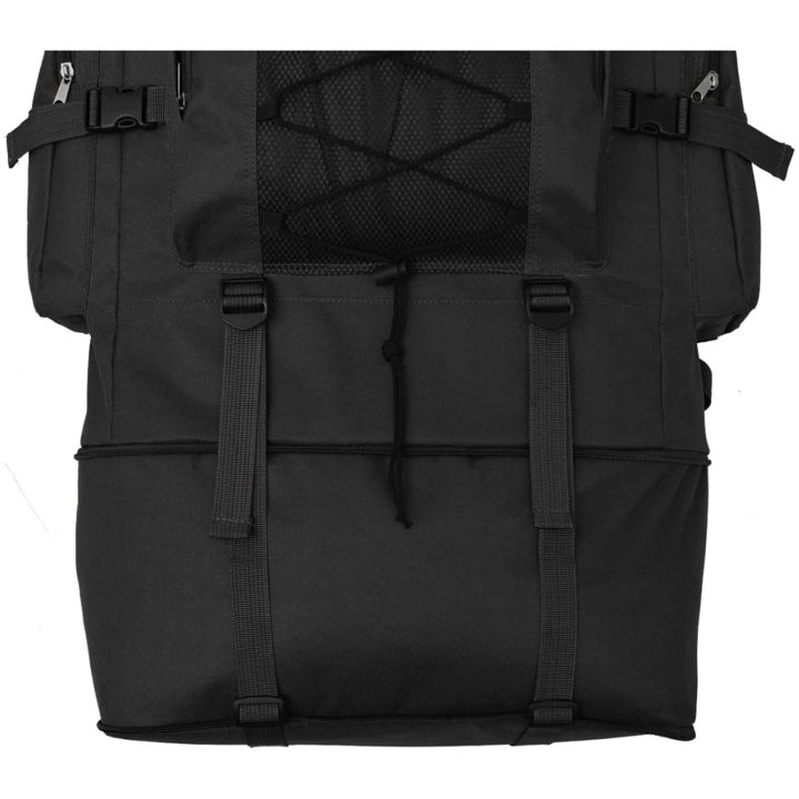 Arméryggsäck XXL svart vidaXL 100 l – bild 5