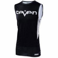 Ärmlös Crosströja Zero Staple Svart SEVEN