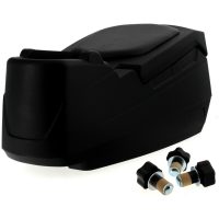 ART Twin Rear Cargo Box Solid Black 2x48L