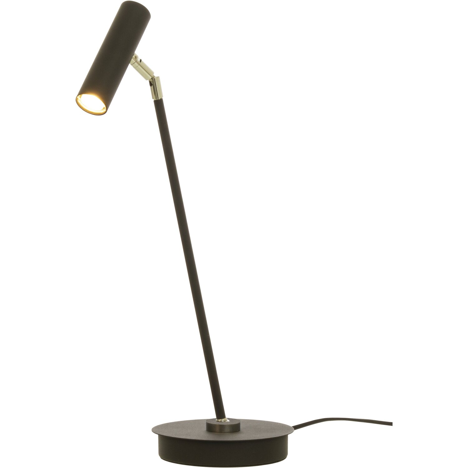 Bordslampa aneta lighting - Artic bordlampa, sockel led br svart stål metall