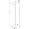 Artic Golvlampa Dubbel, ANETA HOME Sockel LED Vit /Krom – miniatyr 5