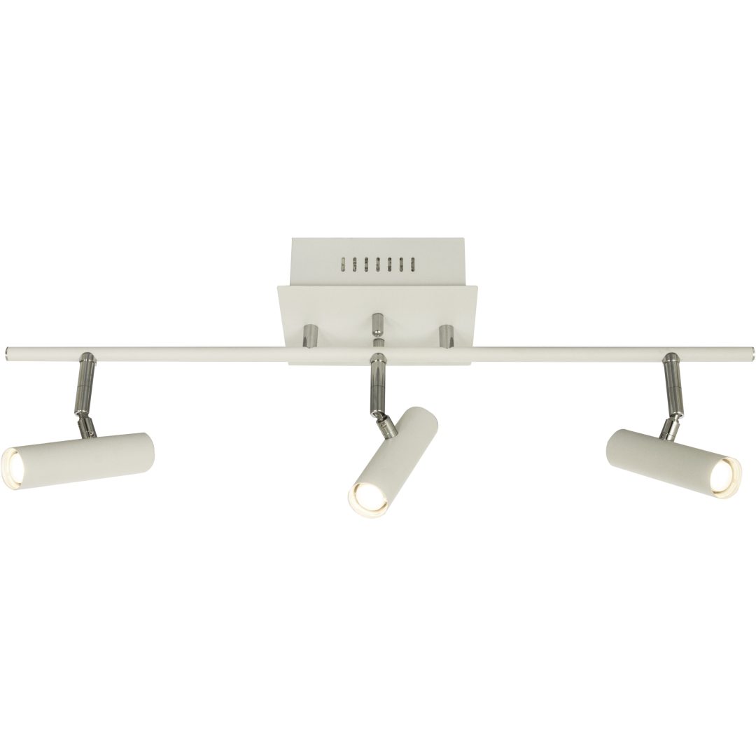 Artic Takspot Rak 3:a, ANETA HOME Sockel LED Vit /Krom