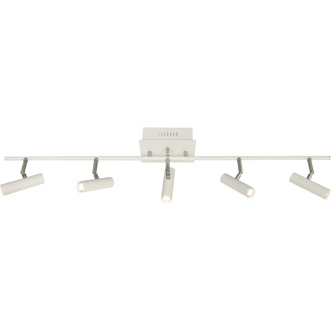 Artic Takspot Rak 5:a, ANETA HOME Sockel LED Vit /Krom