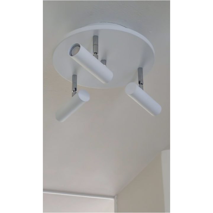 Artic Takspot Rund 3:a, ANETA HOME Sockel LED Vit /Krom – bild 3