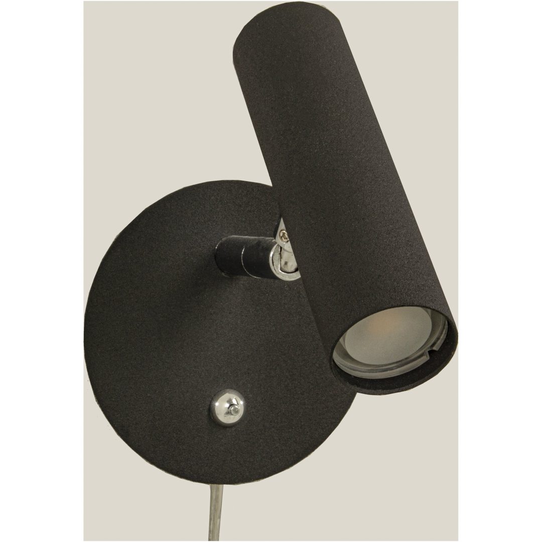 Artic Vägglampa, ANETA HOME Sockel LED Svart /Stål – bild 2