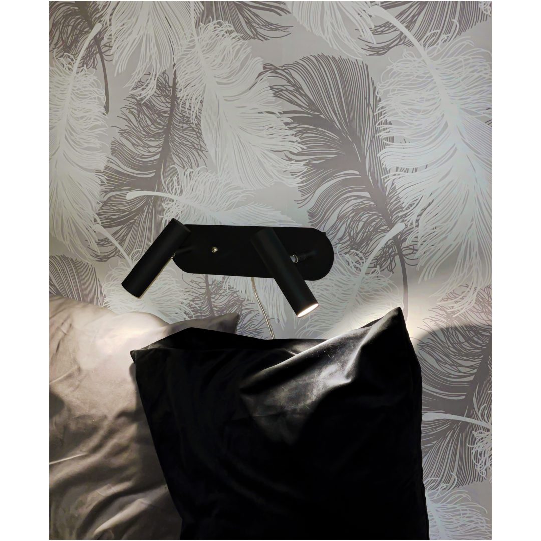 Artic Vägglampa ANETA HOME Svart /Krom – bild 4