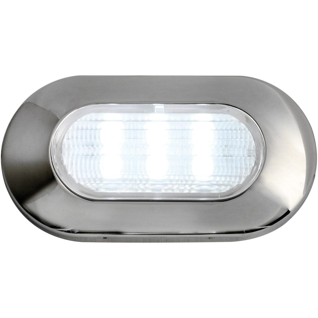 Artikellampa Oval 6-led Vit Osculati